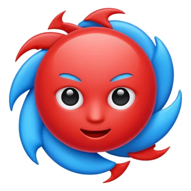 like blue (#00A3E0) and red (#F9423A) sticker