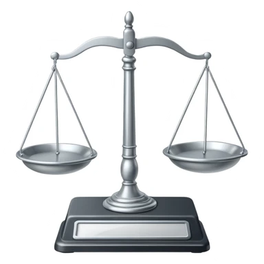 balance scale in court sticker