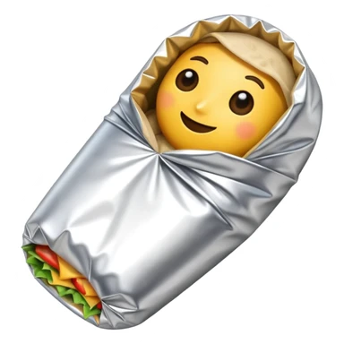 Plane burrito  sticker