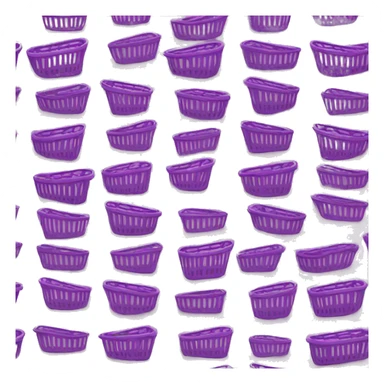 shopping basket violet sticker