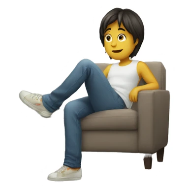 I'm waiting for dad to see TV sticker