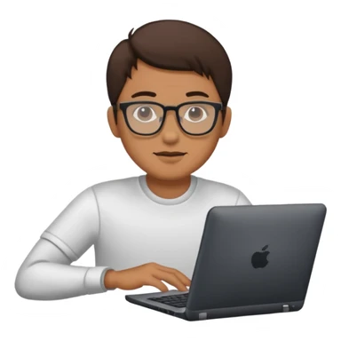 A MAN WITH A PC  sticker