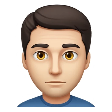 Male peeking through the blinds  sticker