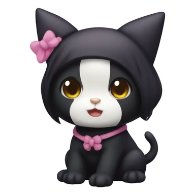 kuromi (sanrio) sticker