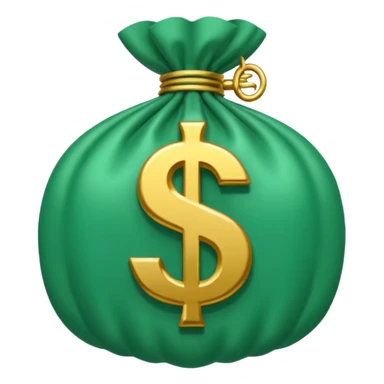 signo de dinero en color verde bien resplandeciente. Este es el signo "$" sticker