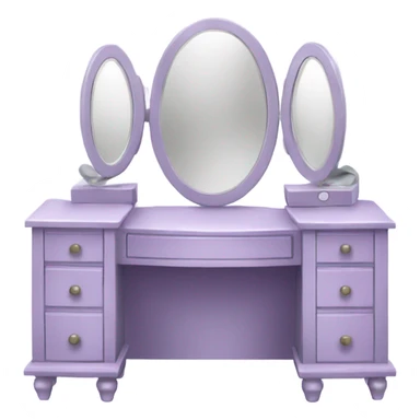 light purple vanity sticker