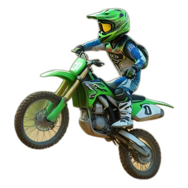 Turtle on motocross sticker