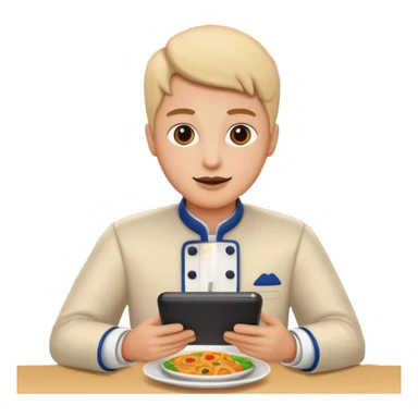 Placing orders at the restaurante sticker