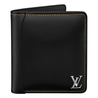 Louis Vuitton Wallet black Men sticker
