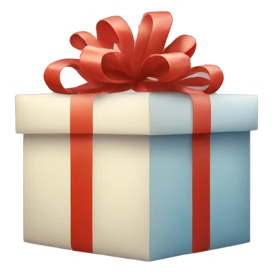 christmas decoration on present  sticker