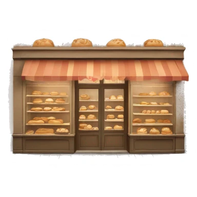 Bakery in french architecture sticker