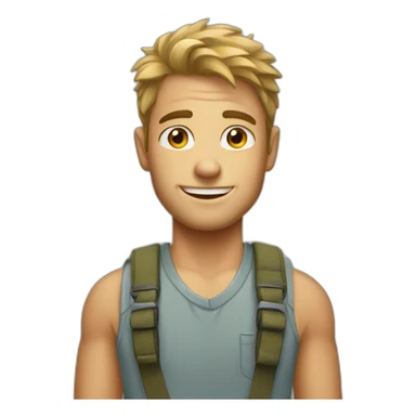 An Australian lad sticker