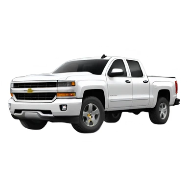 silverado dropped white sticker