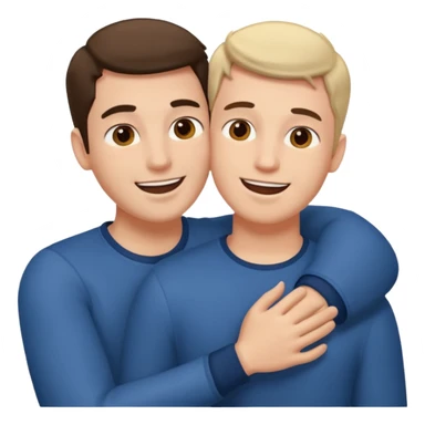 two guys making out sticker