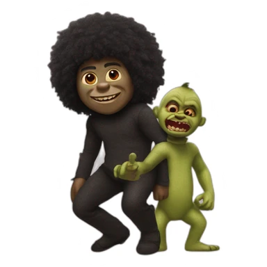 Shrek vs gollywog sticker