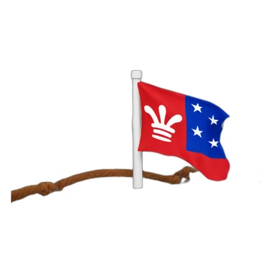 flag of mayotte on a boat sticker