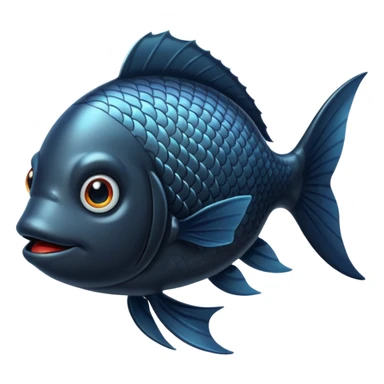 Hero Black Fish sticker