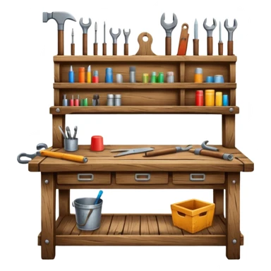Crafting station sticker