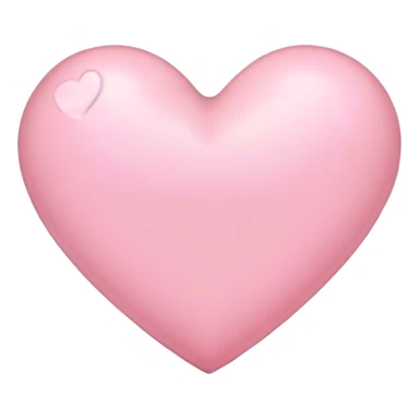 Corazón rosado clarito  sticker