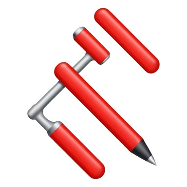 Red line painting sticker