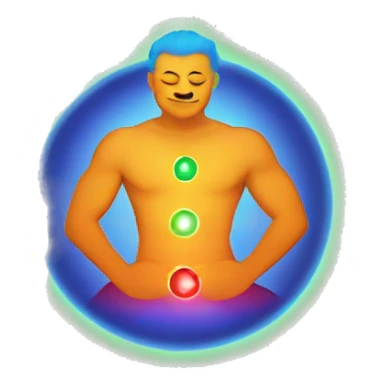 Chakra man sticker