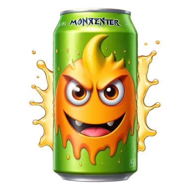 Mango Loco Monster energy drink sticker