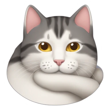 Cat snooring sticker