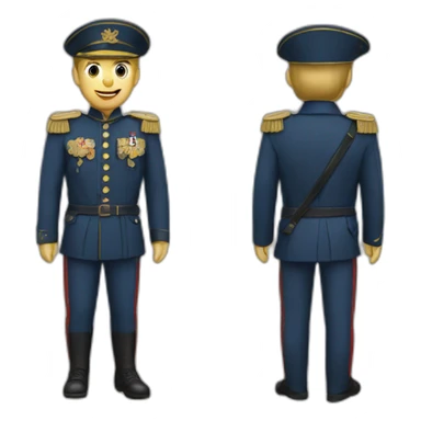 Militaire Français sticker