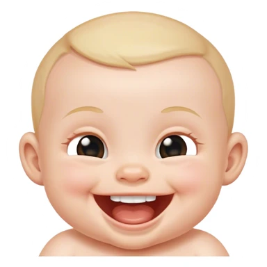 Laughing baby  sticker