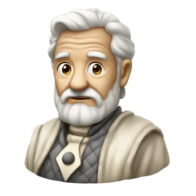 chess king piece old man sticker