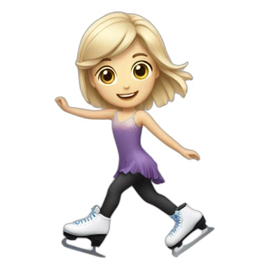 figure skating sticker