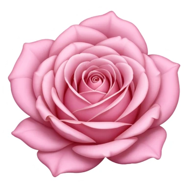 pastel pink rose up close sticker
