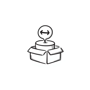 Two boxes and reload icon emoji sticker