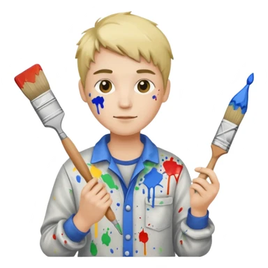 Painter sticker