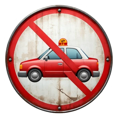 No parking  sticker