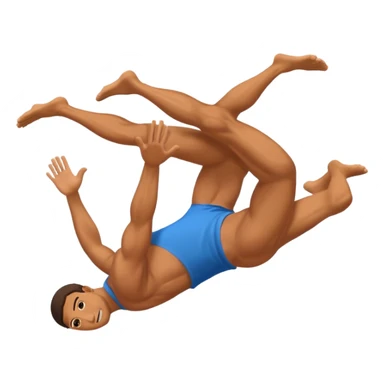 Man doing a flip sticker