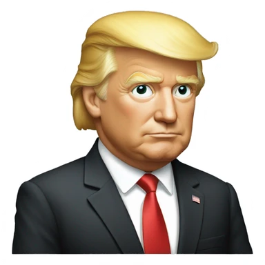 President Trump with billions and billions  sticker