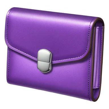 glitter purple wallet sticker