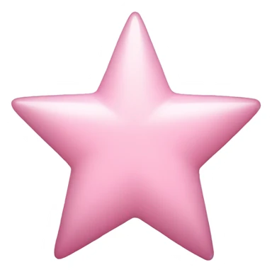 Light Pink star sticker
