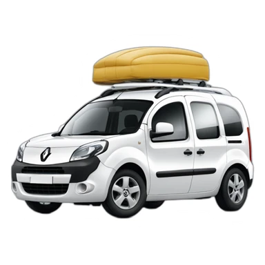 renault kangoo blanc de côté sans barres de toi sticker