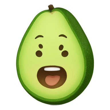 Baby avocado sticker
