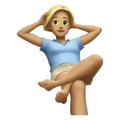 A relaxing summer day sticker