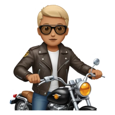 PERSONA MANEJANDO MOTO sticker