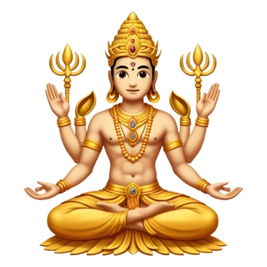combined form of Bhagwan Vishnu 10 avatars. sticker