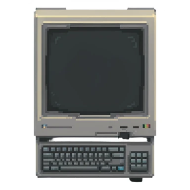 Old computer monitor sticker