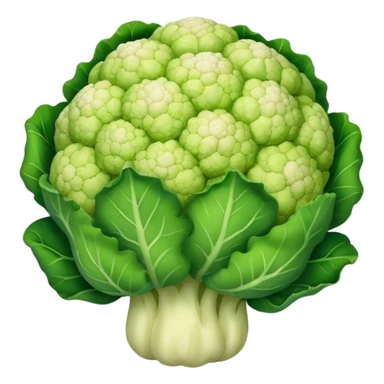 single green cauliflower sticker