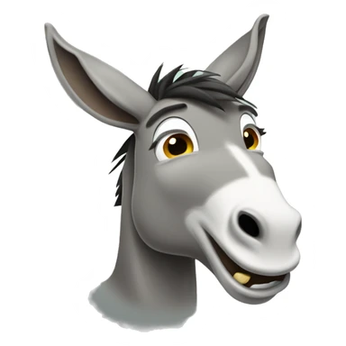 donkey braying sticker