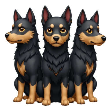 cerberus emoji sticker
