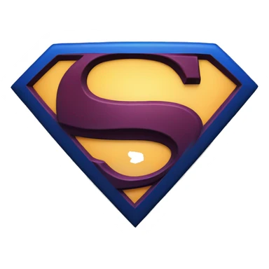 superman logo with the letter "L"  sticker