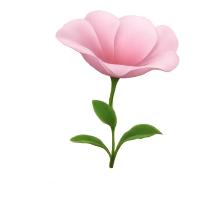 Realistic Open book with light pink flower inside sticker